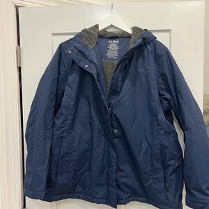 L.L. Bean Blue Ski & Snow Jacket